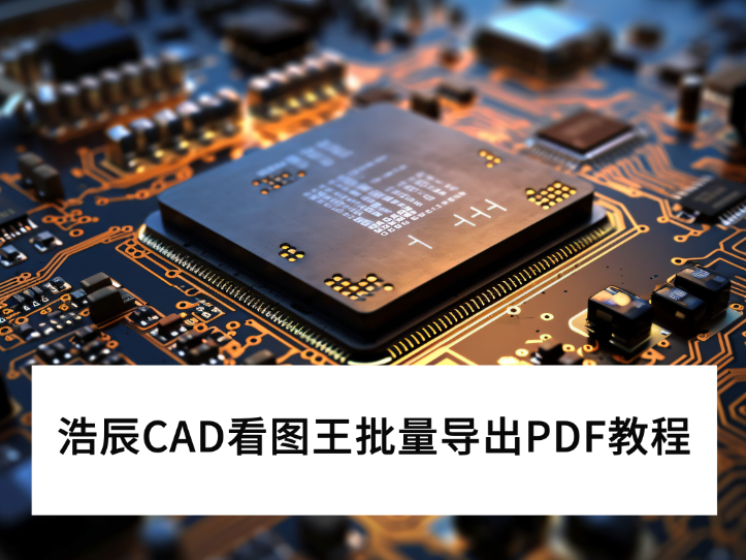 浩辰CAD看图王PC版批量导出PDF图文教程_如何批量导出PDF 浩辰CAD看图王PC版批量导出PDF图文教程_如何批量导出PDF