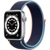 苹果Watch Series 6(40mm/银色铝金属表壳/回环式运动表带/GPS)
