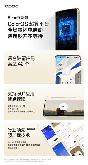 OPPO Reno9ȫϵ���ٴ��ڴ�+����ƽ̨�����������飬12��2����ʽ����