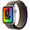 苹果Apple Watch Series 8银色铝金属表壳Nike回环式运动表带 彩虹版 GPS+蜂窝网络 41mm