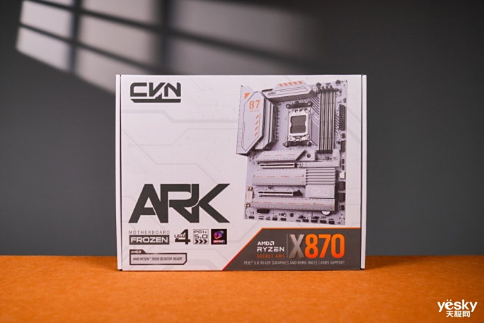 Ӳ�ɵ羺��߶�AMD���� �߲ʺ�CVN X870 ARK FROZEN V14������������